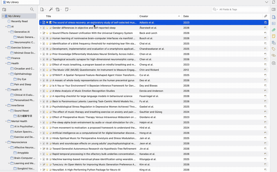 Mktero converts a Zotero PDF into a reflowed Markdown reading view with annotations and source navigation